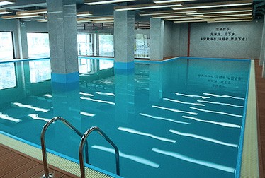 揭陽普寧普菲特健身會所鋼結構恒溫泳池工程