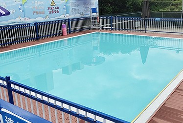 汕頭潮陽城南游泳館鋼結構泳池工程