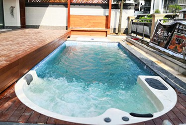 江門十里方圓別墅恒溫泳池項目工程