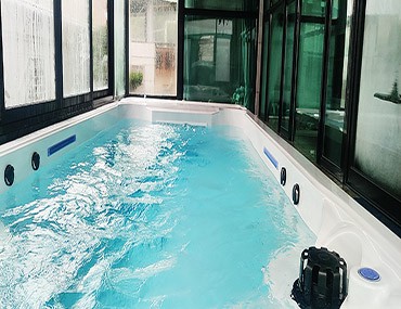 廣州番禺室內私家別墅無邊際泳池DGL-4823工程