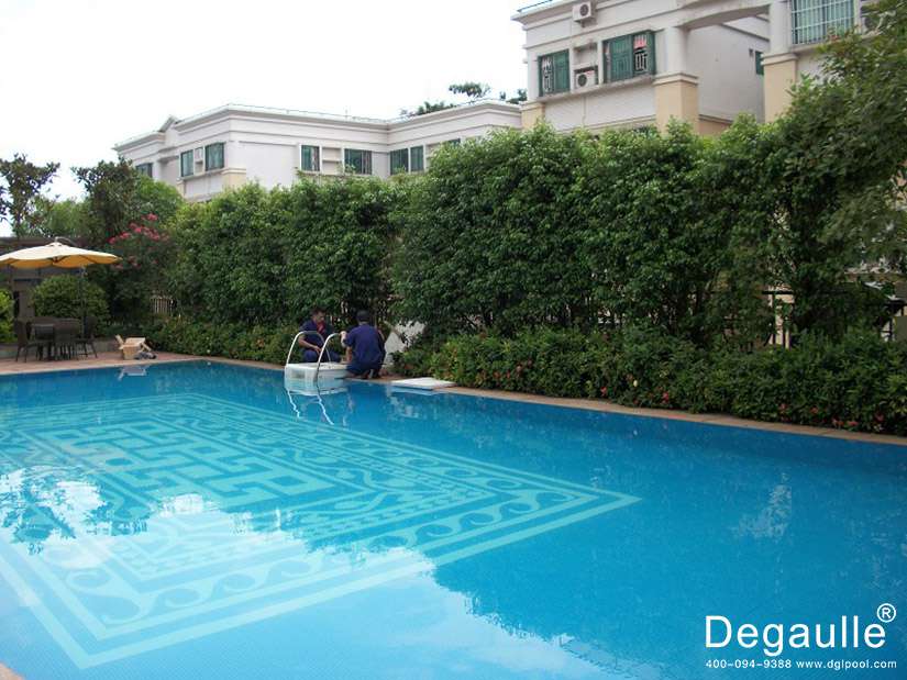 佛山順德新君悅酒店天面泳池工程